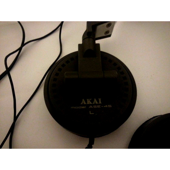 RARE VINTAGE AKAI ASE-45 STEREO HEADPHONES - Picture 2 of 5